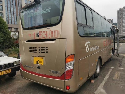 147kw السياحة Yutong تستخدم حافلة كوستر 35 مقعدًا في اليد اليسرى لحافلات الركاب