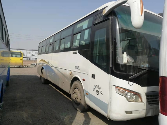 حافلات Euro 4 تستخدم حافلة Yutong 45 مقعدًا بحافلة ركاب مستعملة Yuchai