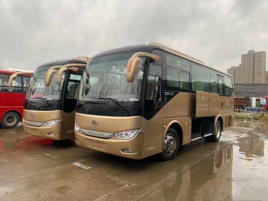 حافلة فاخرة Ankai HFF6859 حافلة سياحية مستعملة 34 مقعدًا حافلة فاخرة مقعد علامة تجارية صينية حافلة