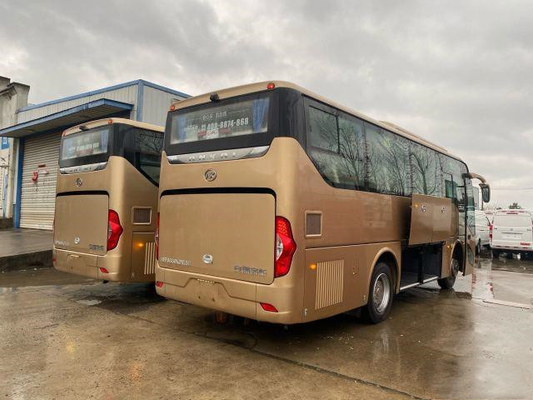حافلة فاخرة Ankai HFF6859 حافلة سياحية مستعملة 34 مقعدًا حافلة فاخرة مقعد علامة تجارية صينية حافلة