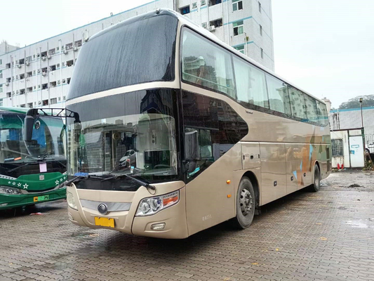 مستعملة Yutong العلامة التجارية 2015 Year Coach Bus ZK6126 Used Diesel Weicahi Engine 375hp Bus تستخدم أبواب مزدوجة EURO III Bus