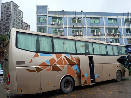 مستعملة Yutong العلامة التجارية 2015 Year Coach Bus ZK6126 Used Diesel Weicahi Engine 375hp Bus تستخدم أبواب مزدوجة EURO III Bus