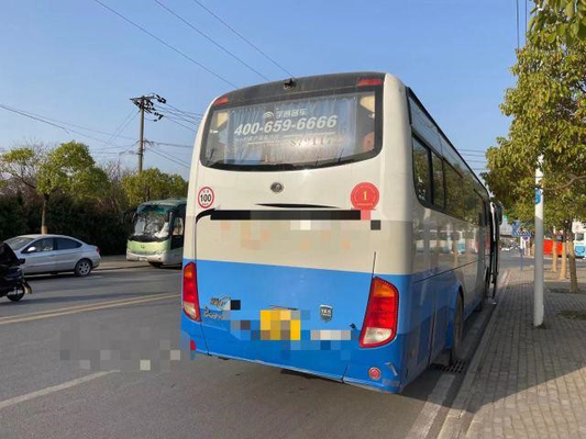 الحافلات 49 مقعدًا Yutong ZK6107 محرك ديزل يستخدم مدرب اليد اليمنى