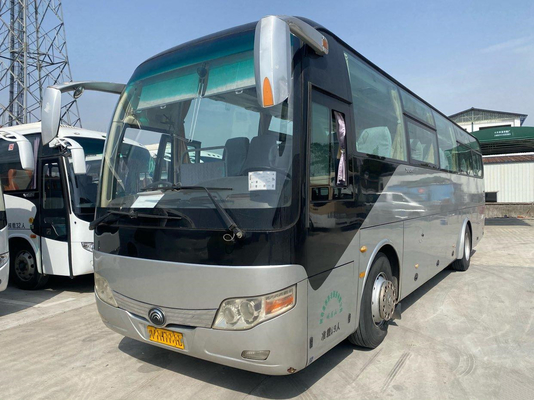 حافلات Yutong ZK6107 حافلات ذات المقود الأيمن 49 مقعدًا هيكل وسادة هوائية للمدرب من جهة ثانية