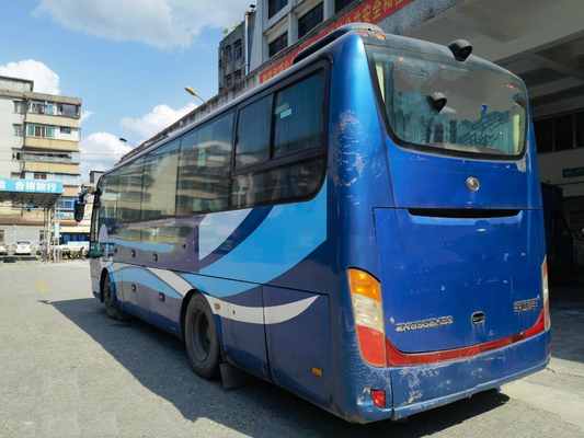 مقاعد الحافلة ركاب 39 مقعدًا تستخدم حافلة ZK6938 Yutong مناسبة ببابين