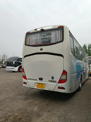 2015 سنة 65 مقاعد مستعملة Yutong Bus ZK6127 حافلة ركاب مستعملة 310kw محرك خلفي محرك اليد اليمنى