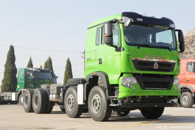 تستخدم الصين 8x4 Sinotruk HOWO TX Heavy Truck 440 Horsepower Dump Truck 0
