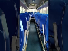 حافلة صغيرة مستعملة للبيع 40 مقعد 8 أمتار حافلة يوتونغ ZK6808 القيادة اليد اليسرى الاستخدام في غانا